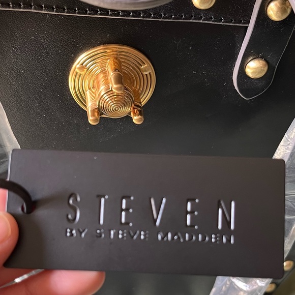 Steven by Steve Madden Firm Leather Tote bag NWOT - Picture 6 of 12